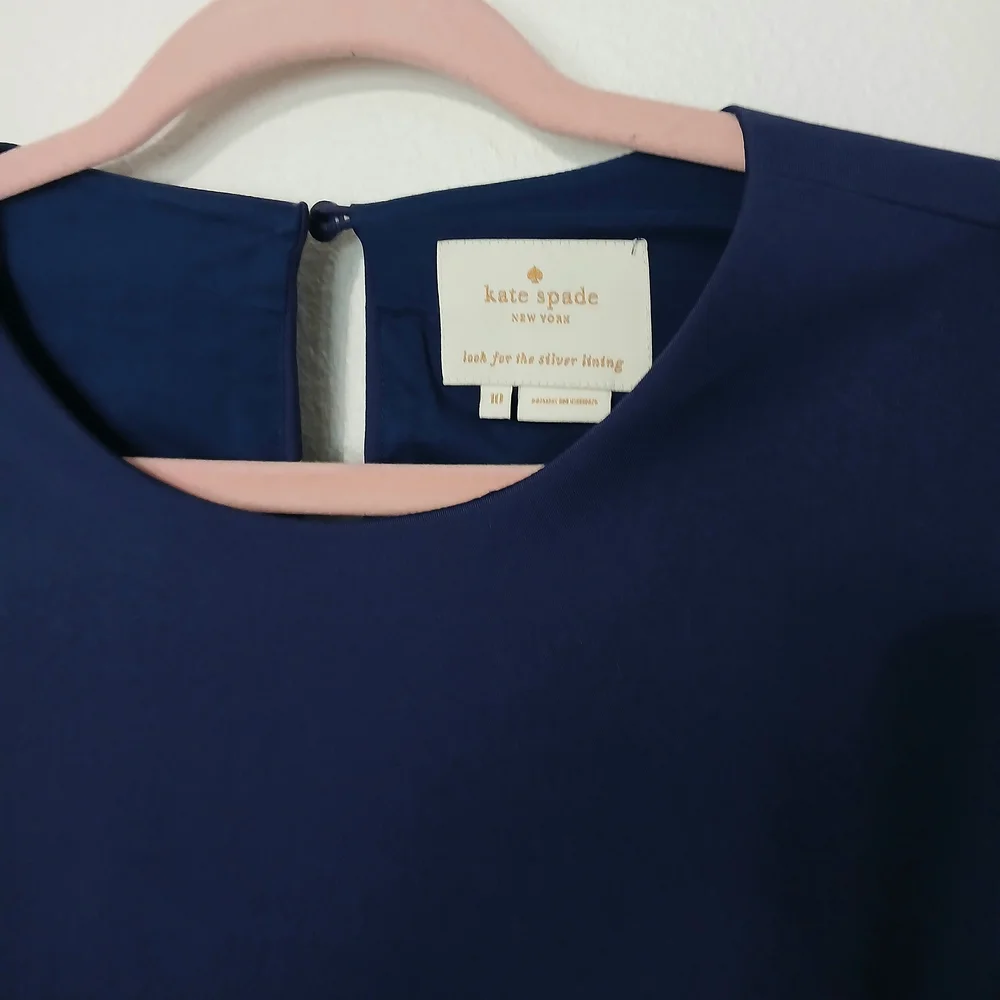 Kate Spade Navy Blue Sleeveless Dress - Picture 4 of 7